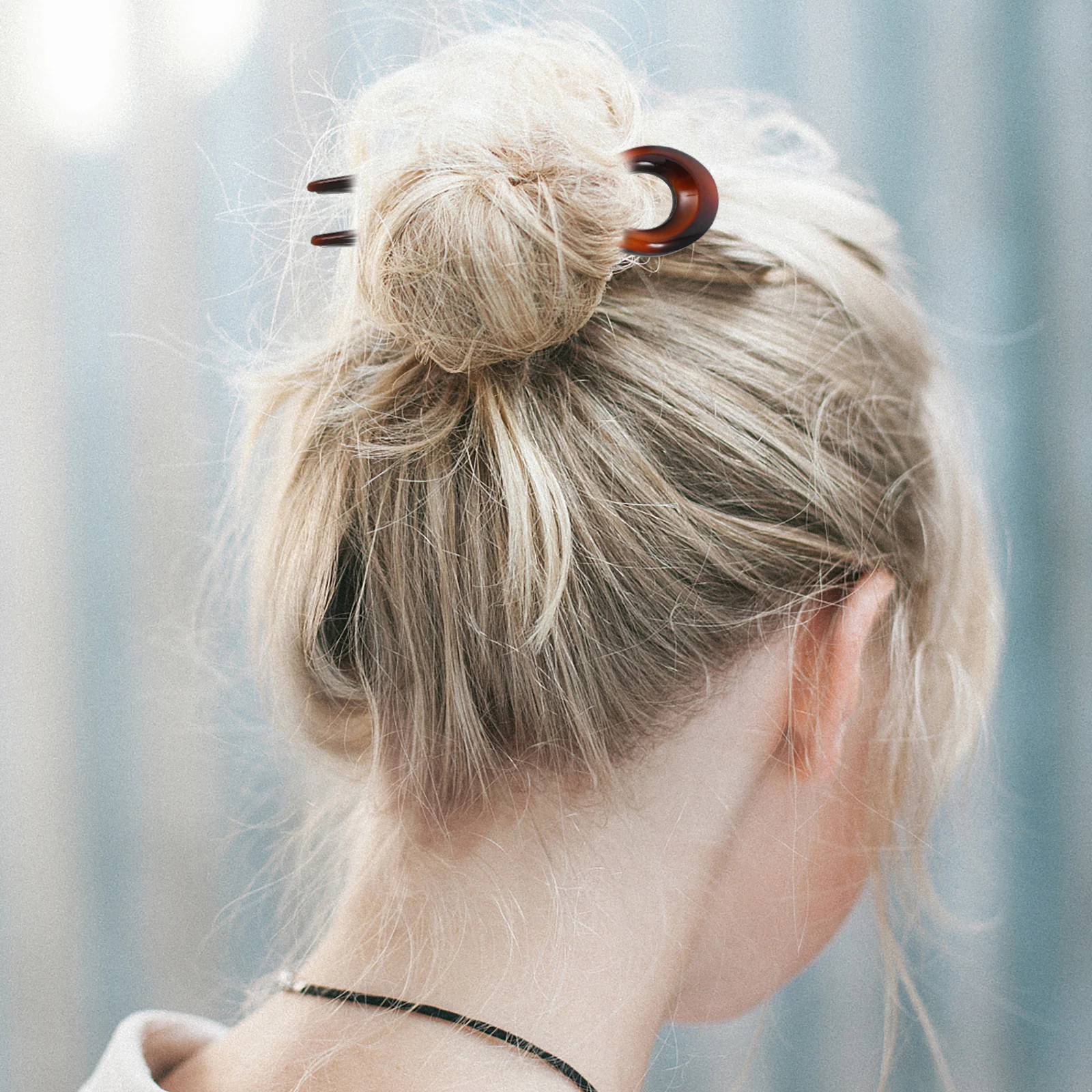 

3Pcs Vintage Hairpin Chinese Style Bun Pins Durable Reliable Secure Hairstyle Fixation UShaped Hair Accessories