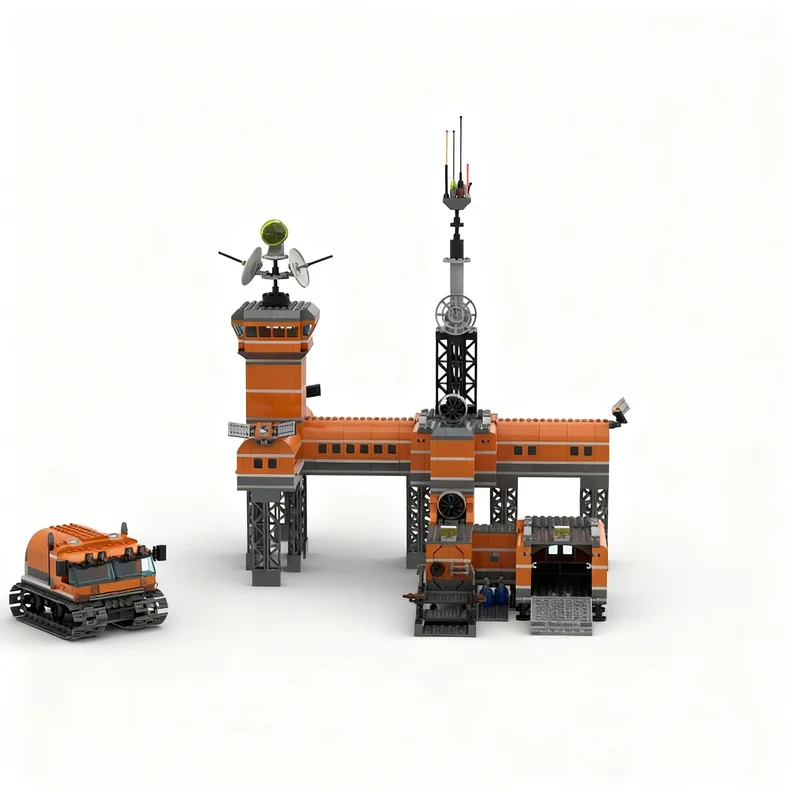 1367pcs MOC Arctic Base City Arctic Model Building Blocks Architecture Toy Christmas Gifts Idea Display Brick Assemble Creative