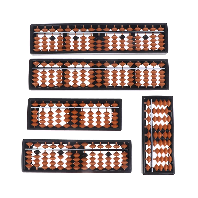 1pc Abacus Non-toxic Materials Arithmetic Soroban 9 11 13 17 Digits Kids Maths Calculating Tool Educational Toys Plastic Abacus