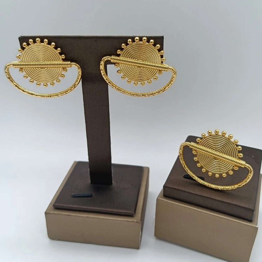 YM Dubai Gold Farbe Schmuck Set 5