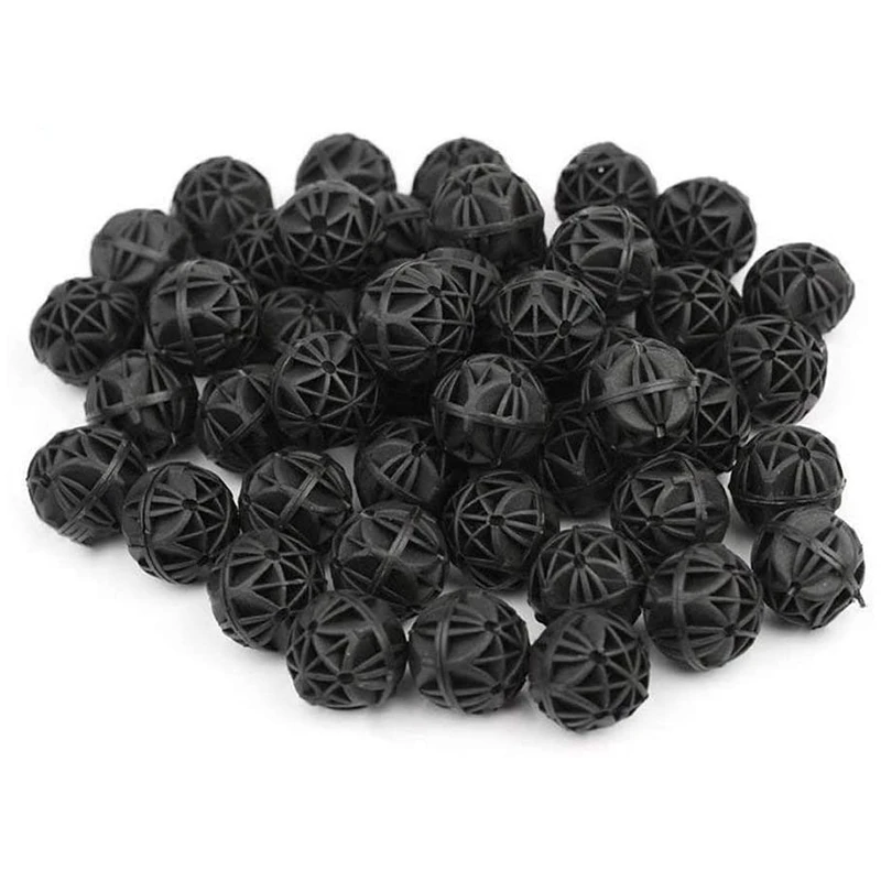 Bio Balls Aquarium Fish Tank Filter Bio Media for Fish Tank Aquarium Pond 200Pcs, 16MM Dia.