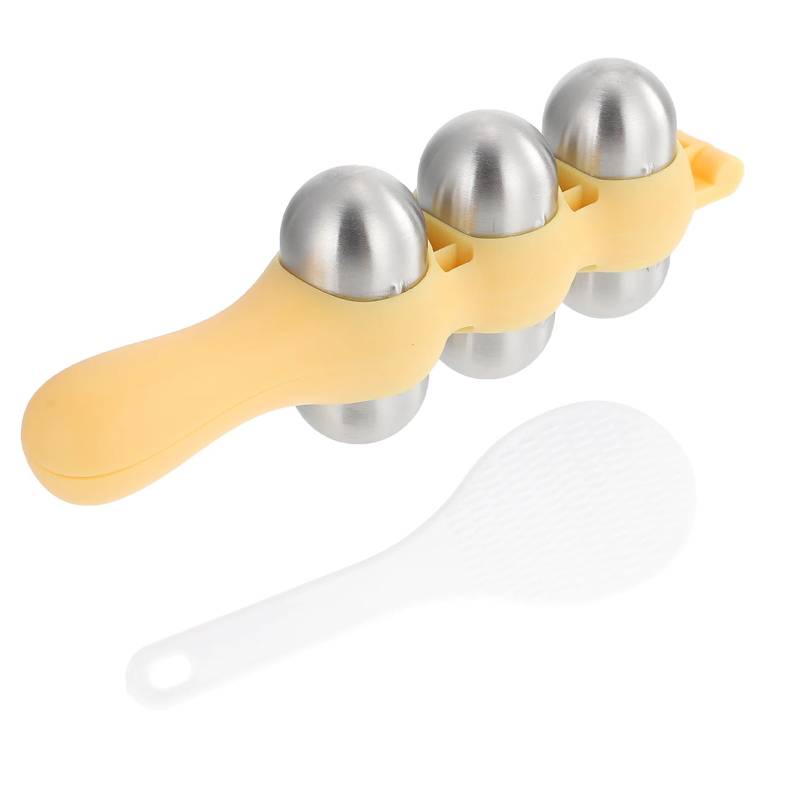 

Rice Ball Mold Tools for Kids Making Coffee Spoon Shaking Stainless Steel Mould