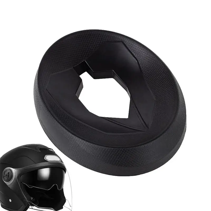 Motorcycle Hat Stand Soft Cushion Base Safety Hat Desk Stand Helmets Service Pad Storage Organizer Stand Non-Slip Hat Base For