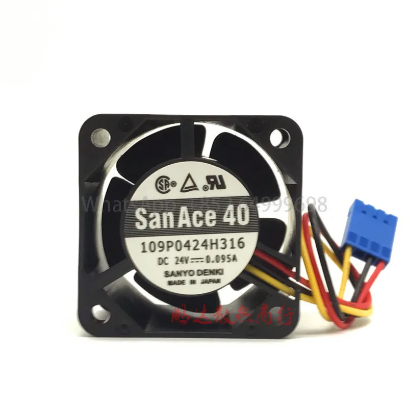 الأصلي 109P0424H316 4028 24V 0.095A 4 سنتيمتر 3-سلك كشف العاكس مروحة