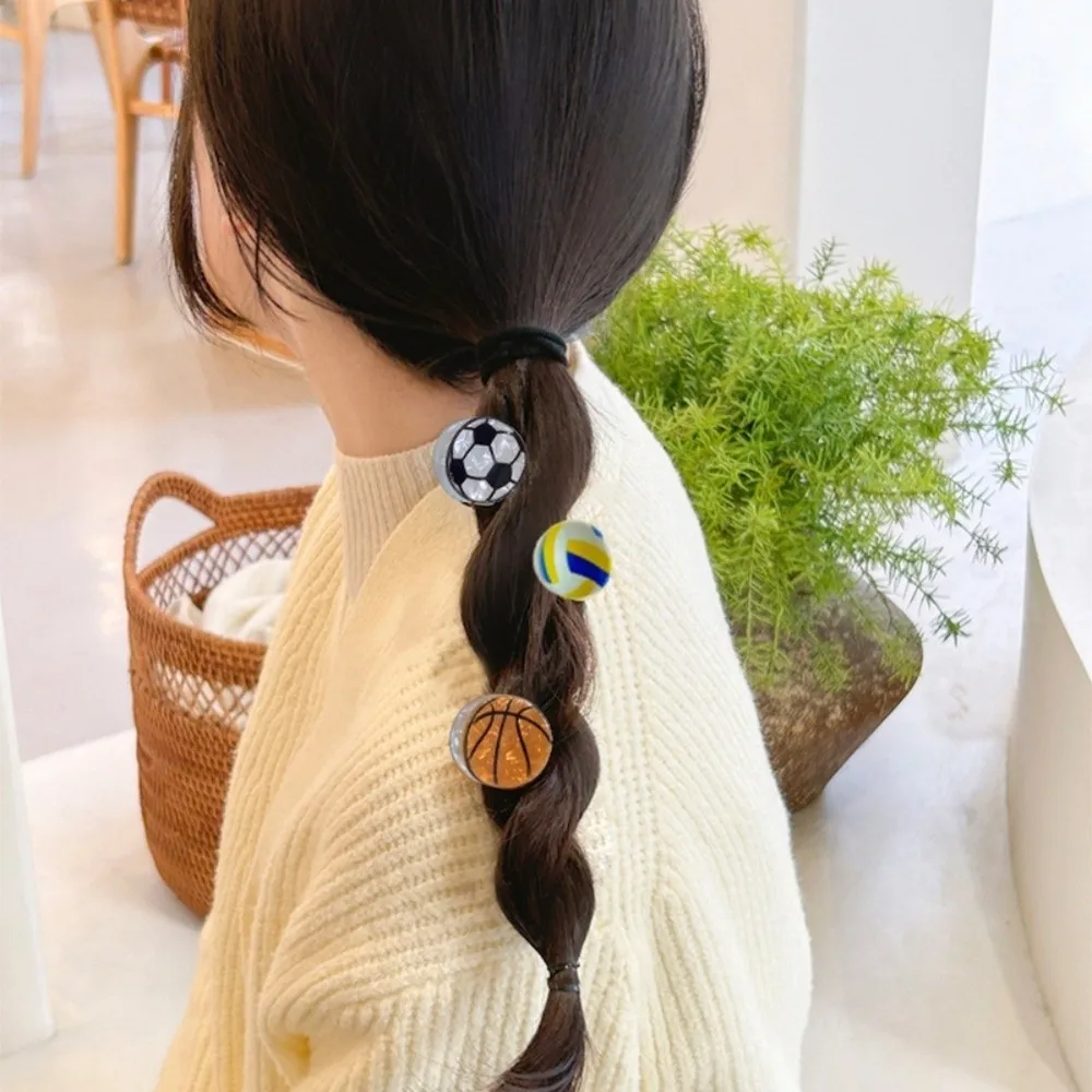 Funny Acrylic Shark Hair Clip Y2K Style Fashion Design Basketball Hair Claw Large Size New Style Football Hair Clip Girl