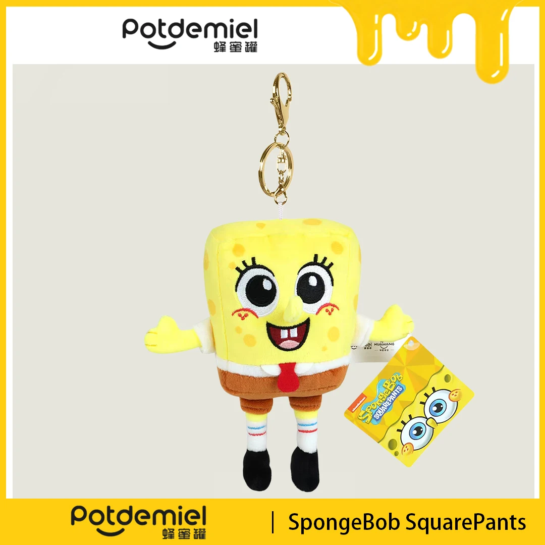 

Potdemiel SpongeBob Plush Bag Pendant Stuffed Doll Charm Backpack Decoration Car Keyring Ornament Purse Fans Gift Kids Adults