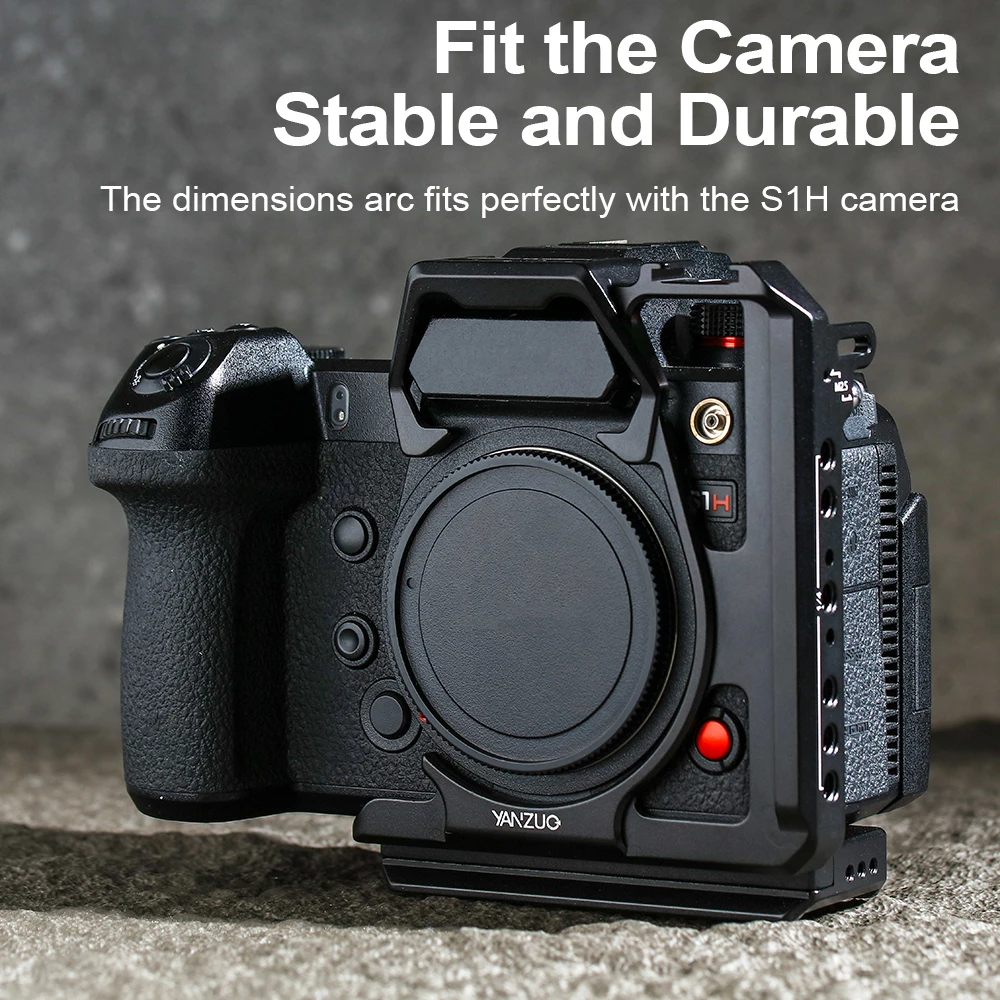 YANZUO Camera Cage for LUMIX S1H Camera Protective Frame for Panasonic S1H Micro Single Camera Expansion Metal Stabilizer - Image 4