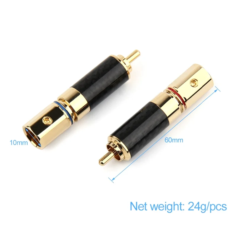 VEHO-4 مجموعة 10 مللي متر ألياف الكربون مطلية بالذهب لوتس التوصيل المتكلم محطة الصوت الطاقة مضخم الصوت #6