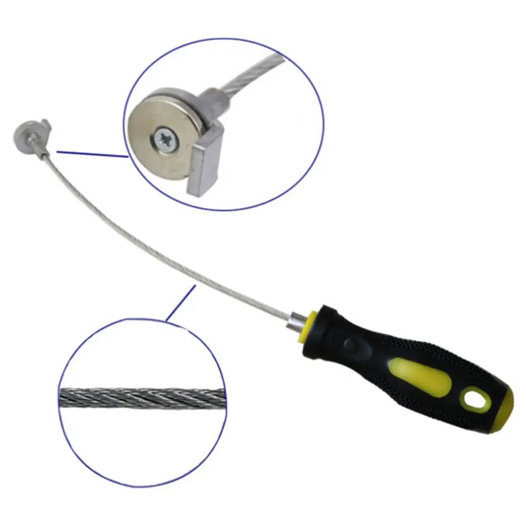 Dissolvant de bouchon de vidange d'huile, pointe magnétique enveloppante, outils de réparation pour voiture automatique