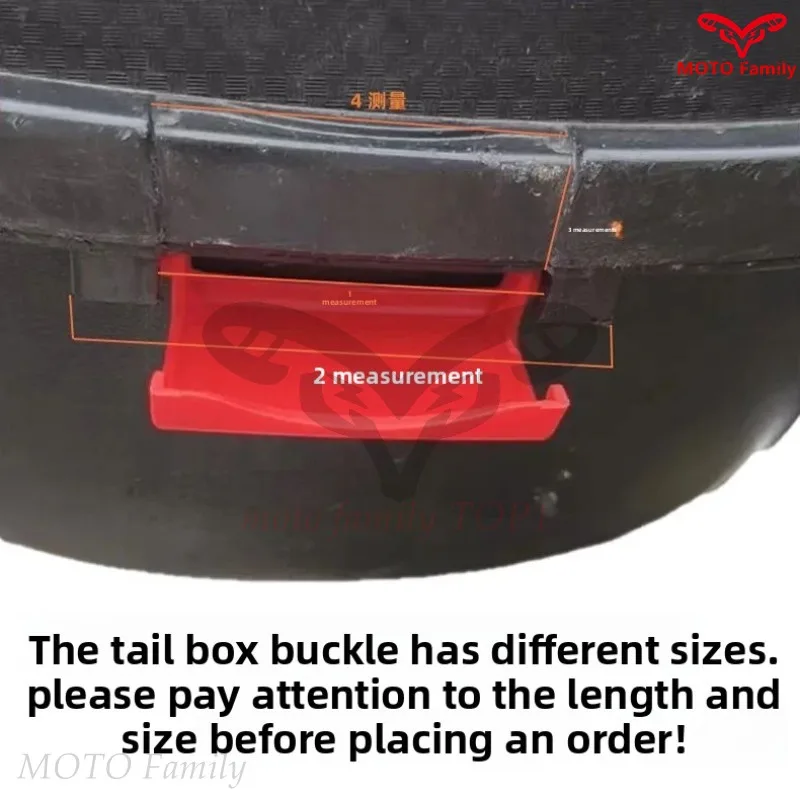 Electric vehicle Motorcycle tail box lock fixing hole Shockproof anti-shake clip tail box buckle accessories Moto Accessories view 3