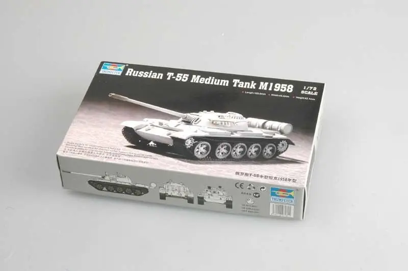 

Trumpeter 07282 1/72 Russian T-55 Medium Tank M1958Armored Car Static Kit Plastic Model TH07171-SMT2