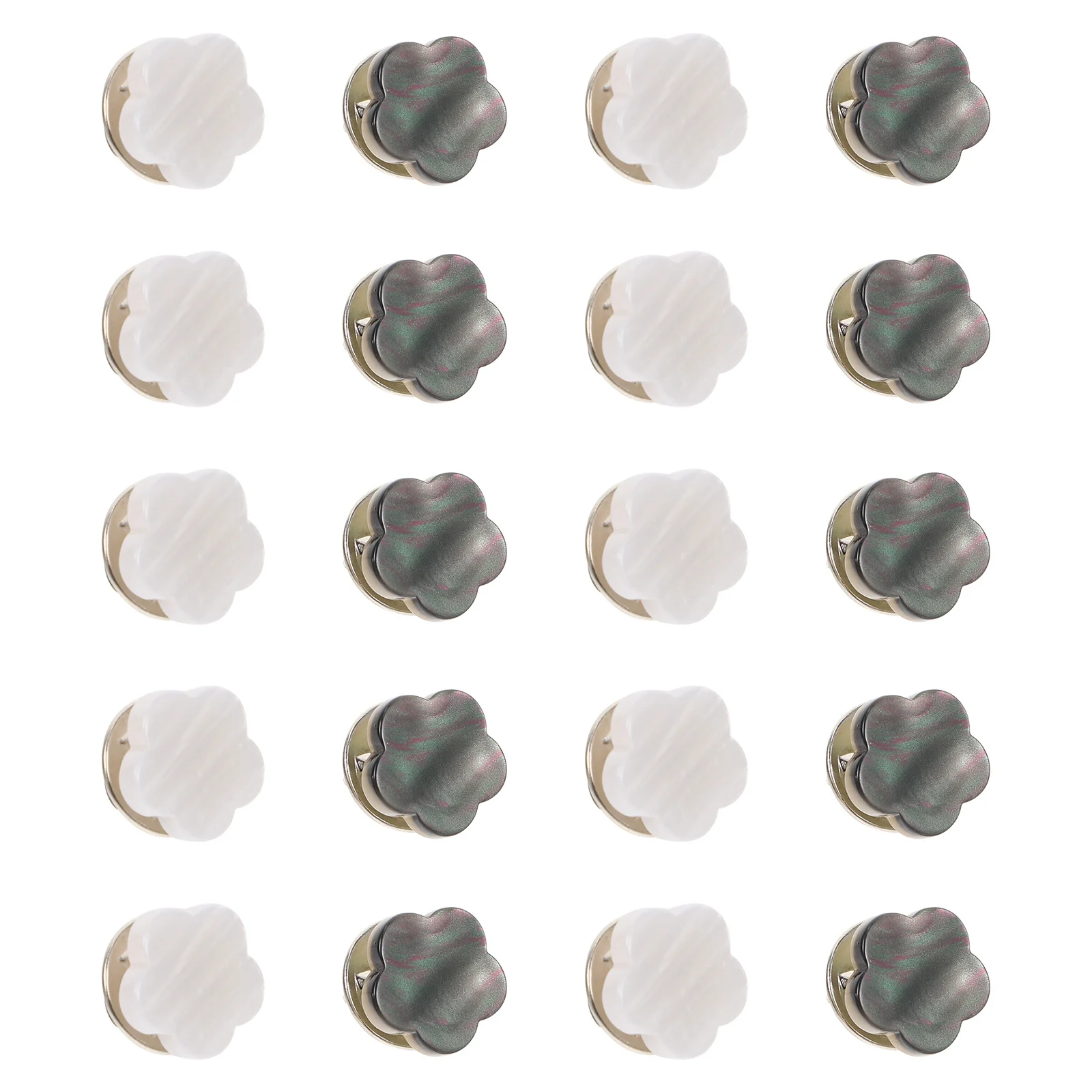

20Pcs Anti Peering Brooches Clothes Buttons Collar Safety Buckles Decorative Shirt Brooch Button Skirt Safety Buckles