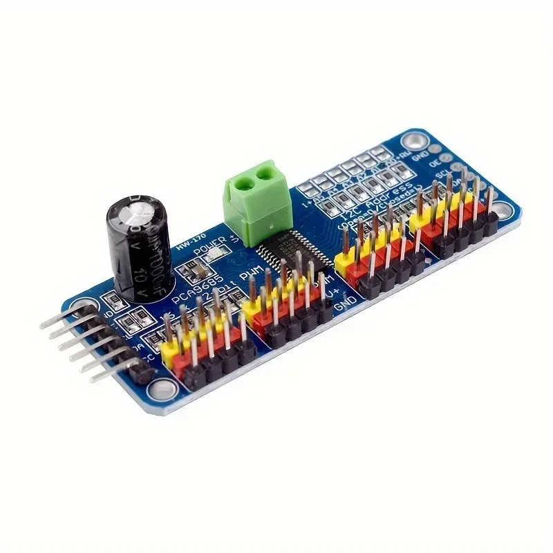 Picture 3: 1-2PCS PCA9685 Robot Controller IIC Interface 16 Channel 12-Bit PWM Servo Motor Driver Board for Arduino Robot/ Raspberry Pi