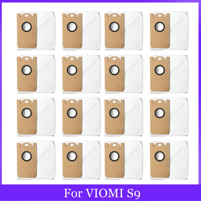 Dust Bags For XiaoMi VIOMI S9 Robot Vacuum Cleaner 3.0L Large Capacity Leakproof Replacement Dust Bin Spare Parts