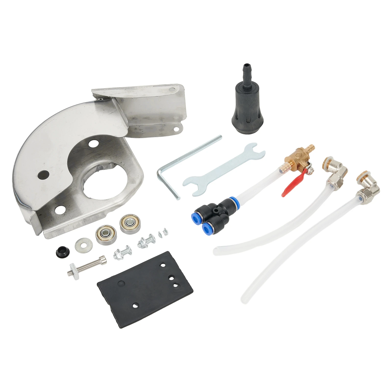 

Angle Grinder Shield Set Including Water Pump Conversion and Dust Collection Designed for 360 Degree No Dead Angle Protection