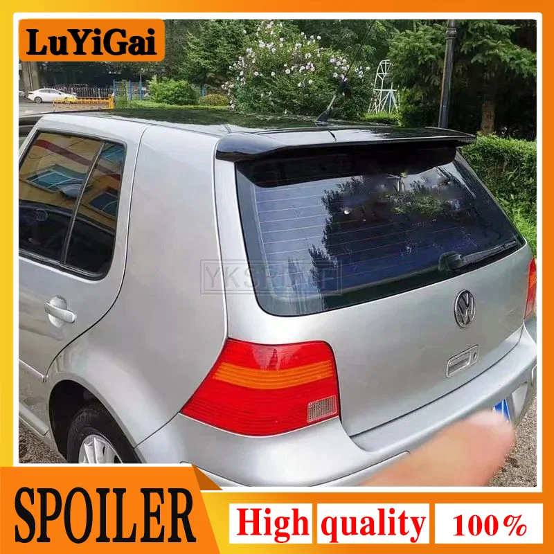 For Volkswage VW Golf 4 IV MK4 Standard and R32 2004-2008 ABS Unpainted Grey Back Windshield Spoiler