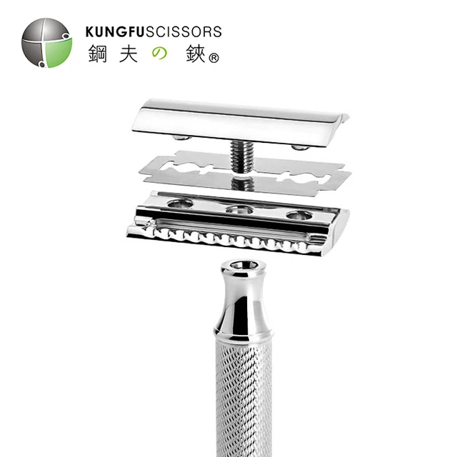 Barber Safety Razor Straight Razor Adjustable Close Shaving Bald Beard Shaving Razor for Man