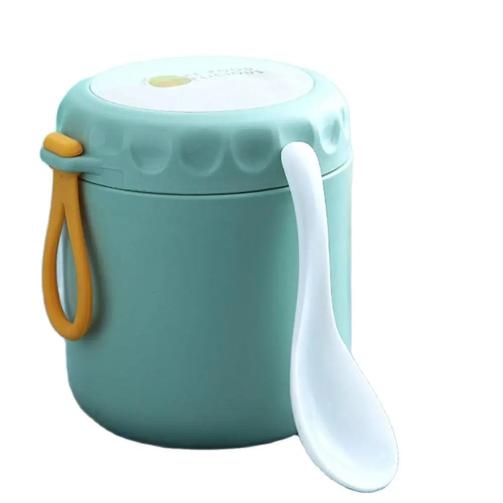 400ML Baby Soup Flasks Food Container Leakage resistant Student Lunch Food Jar Cup Bottle