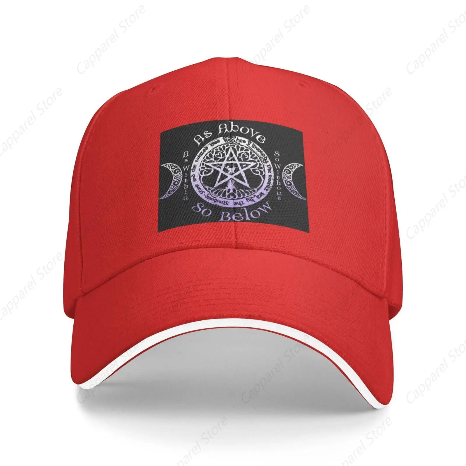 Wiccan Pagan Witch Baseball Cap Men Women Caps Unisex Dad Hat Adjustable Golf Hats