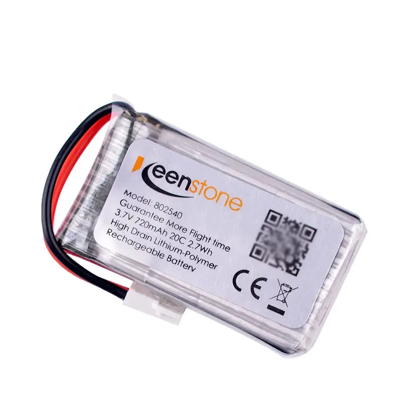 2Pcs/Lot 3.7V 720Ma…