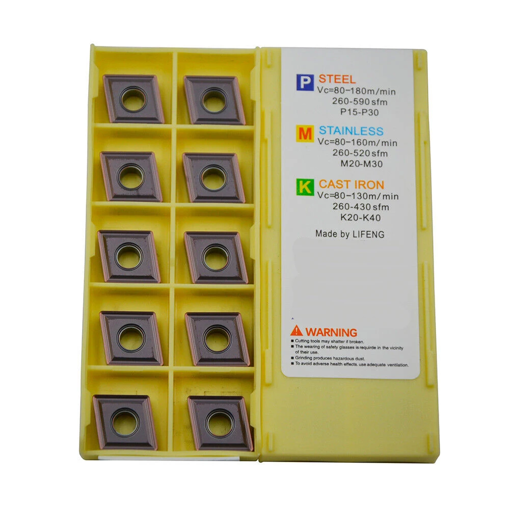 

CNC Cutter Inserts Accessories CNMG120408-MS Cemented Carbide Cutting Finishing Indexable LF6018 Manufacturing