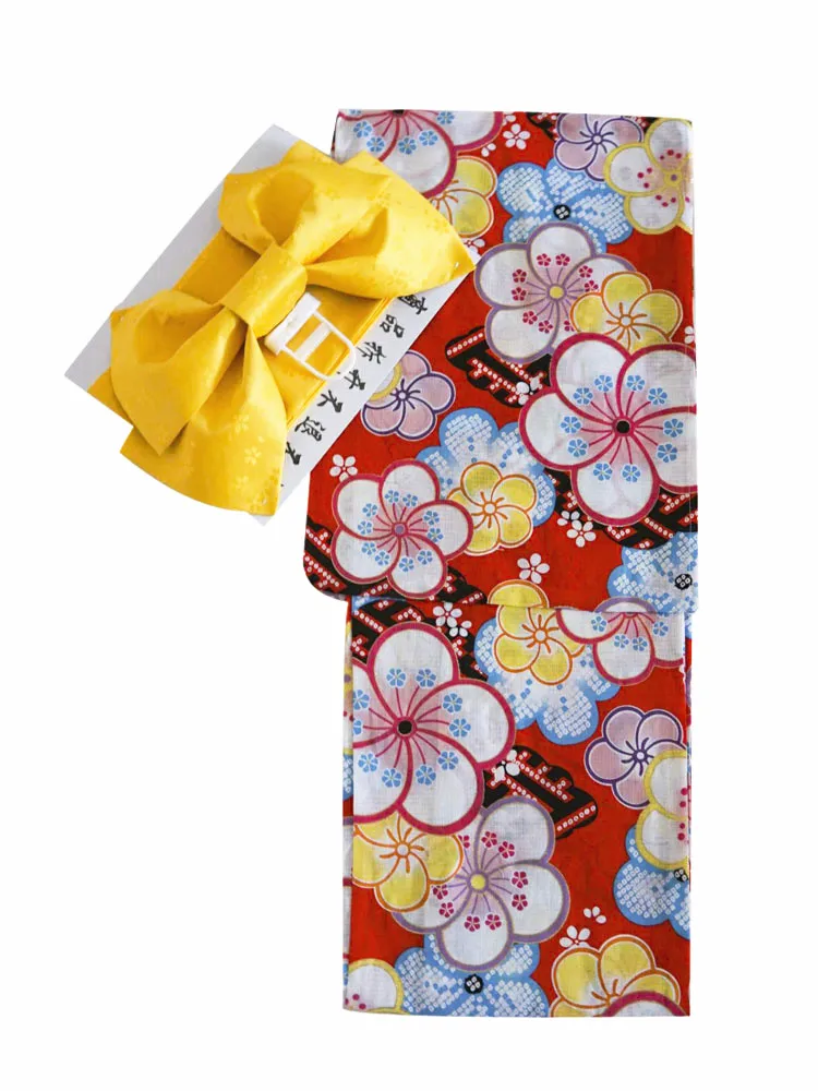 

Японский комплект юката — новое традиционное хлопковое кимоно для женщин, удобная официальная одежда с вариациями стиля