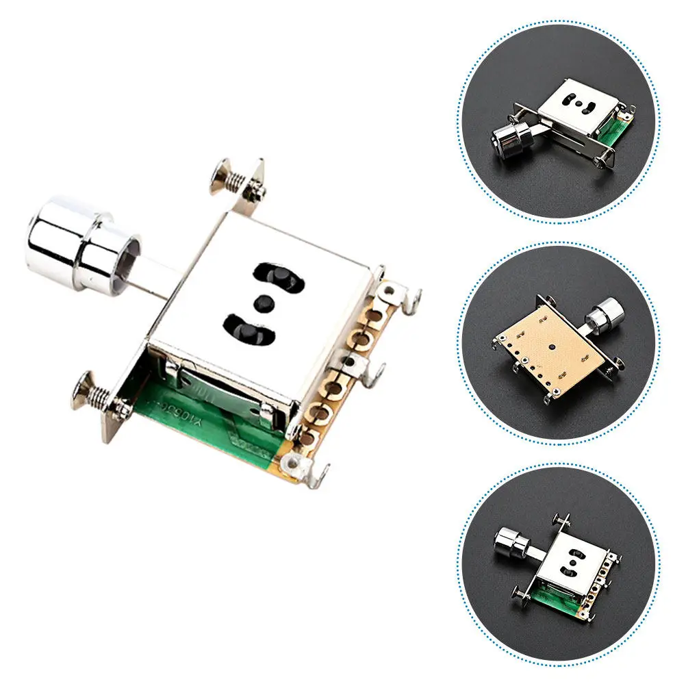 3 Way Guitar Pickup Selector Toggle Switch Premium Metal Body Smooth Operation Easy Mounting Portable for Electric Guitar Parts