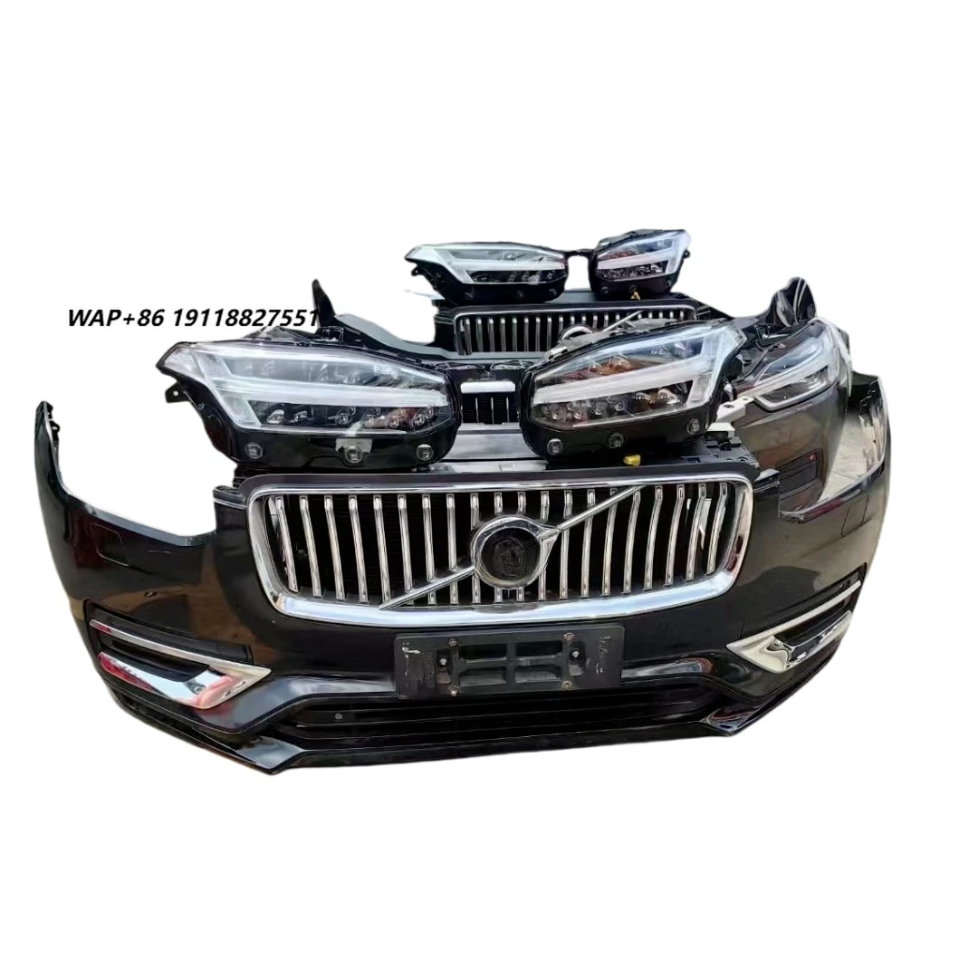 

For XC60 XC90 Original Front Bumper Grille Headlight Chrome Radiator Fan Assembly