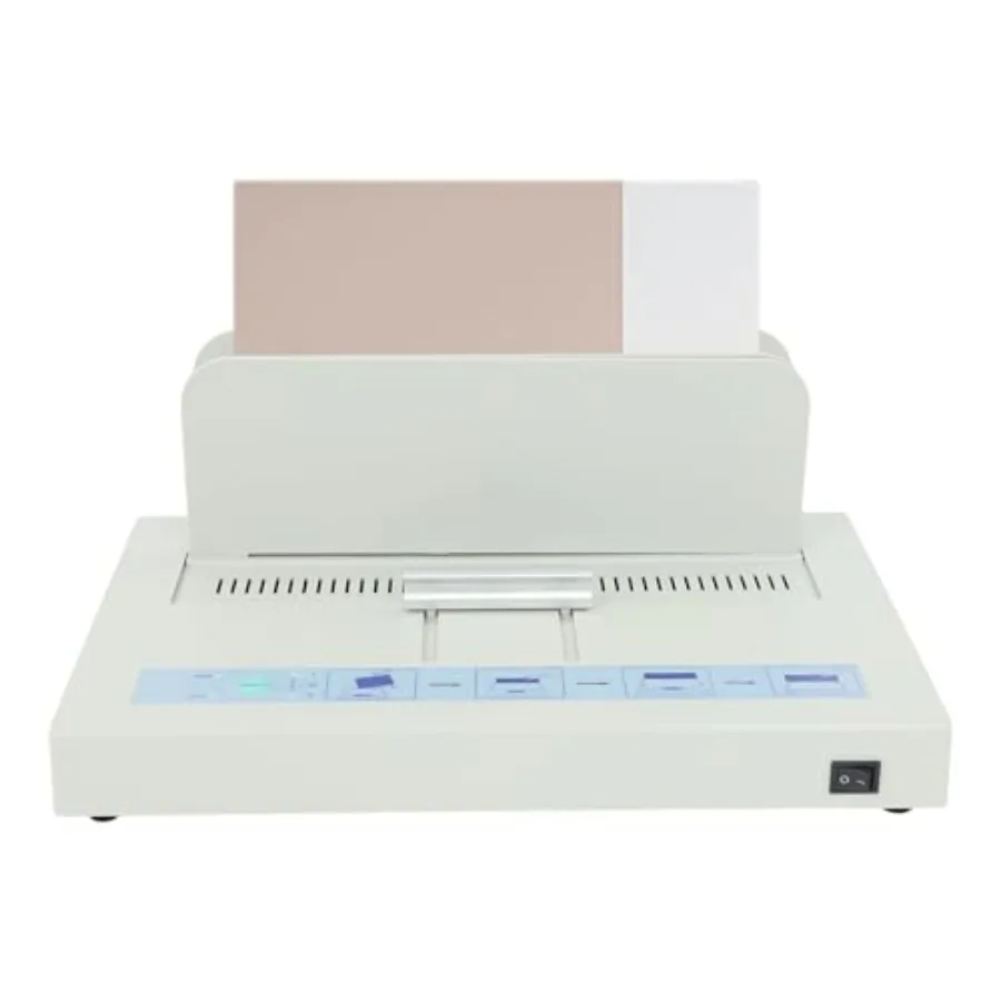

110V Thermal Binding Machine 1-50mm Binding Thickness A4 Maximum Binding Length Book Binding Machine for Offices Classrooms Sch