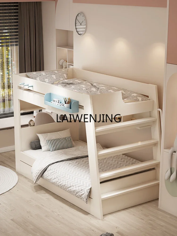 LYN upper and lower bunk beds of the same width, upper and lower bunk beds, staggered high and low child and mother beds