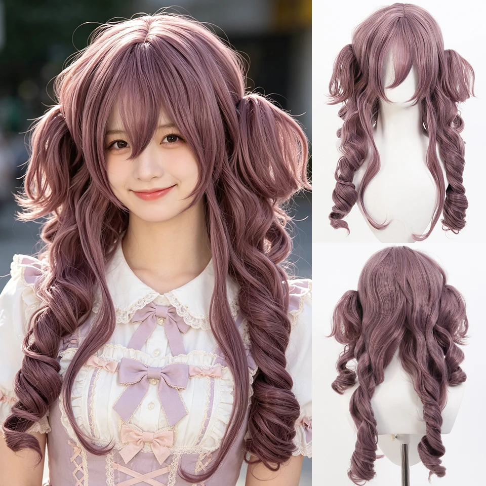 peruca-sintetica-longa-cacheada-ondulada-cinza-roxa-com-rabo-de-cavalo-curto-natural-para-mulheres-uso-diario-festa-lolita-cosplay-natal-halloween
