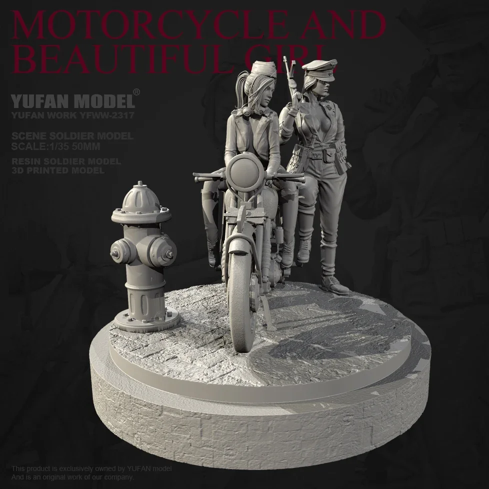 YUFAN MODE 1/35 Resin model kit self assembling and coloring (complete set)  YFWW-2317+3D