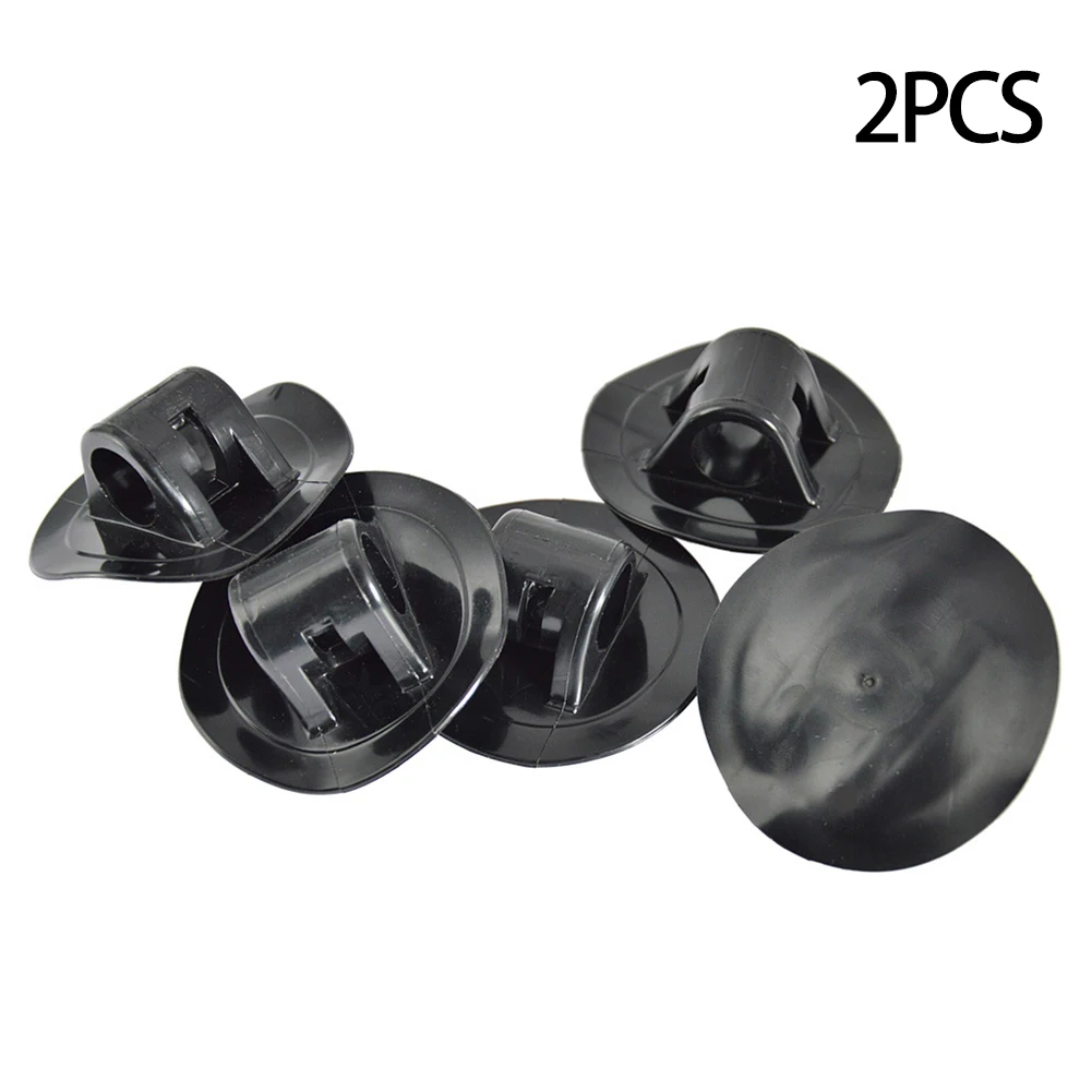 2pcs PVC Motor Mount Kayak Inflatable Boat Canoe Rubber Accessories Black  Bracket Fixing Hook Boat Accessories