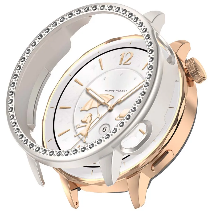  Hard PC Case Cover For OnePlus Watch 3 43MM Protector Bling Diamond Protective Shell Frame For OPPO X2 Mini Bumper Accessorie view 5