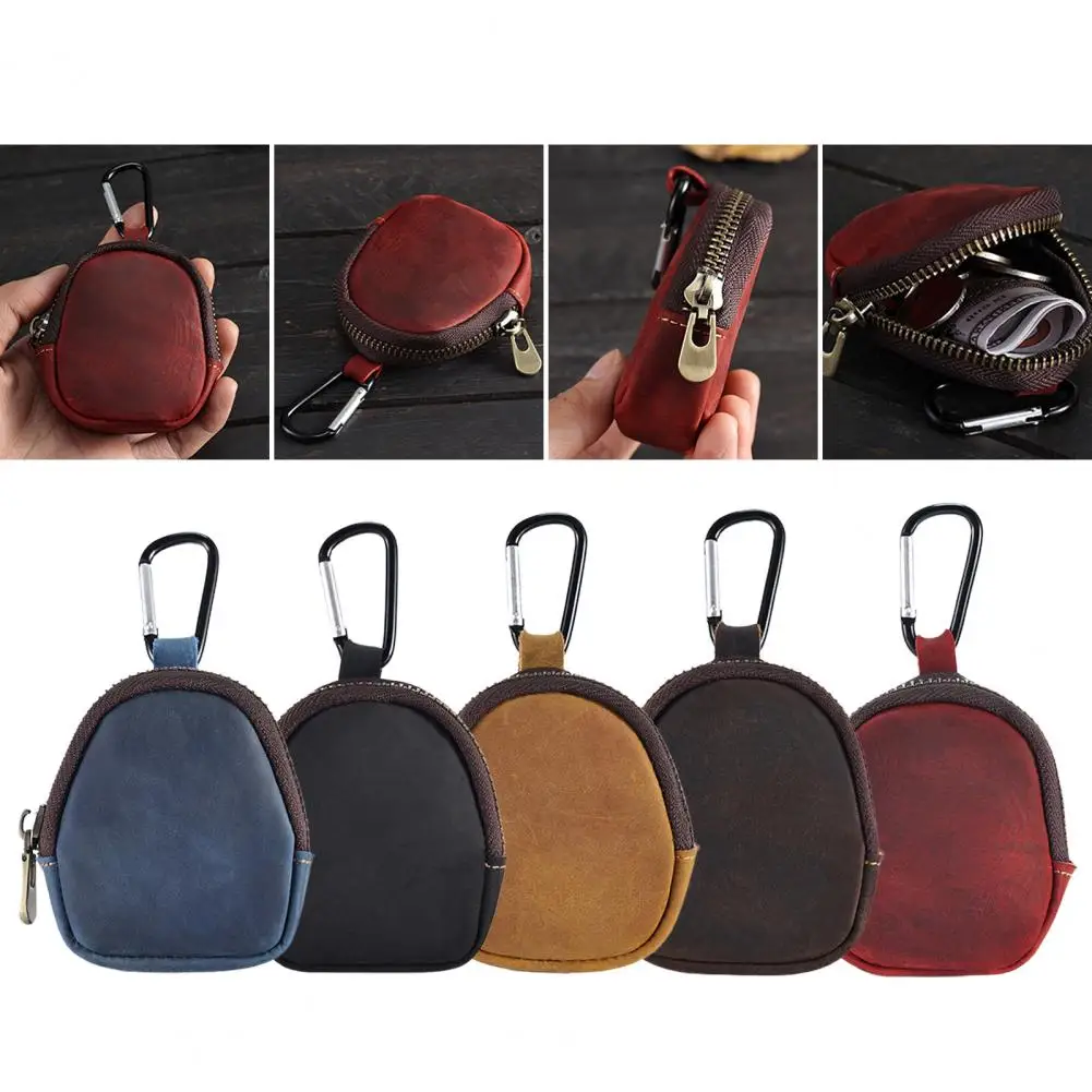 Tas koin mewah tahan lama, dompet koin portabel kecil, tas penyimpanan uang koin mewah, tahan lama