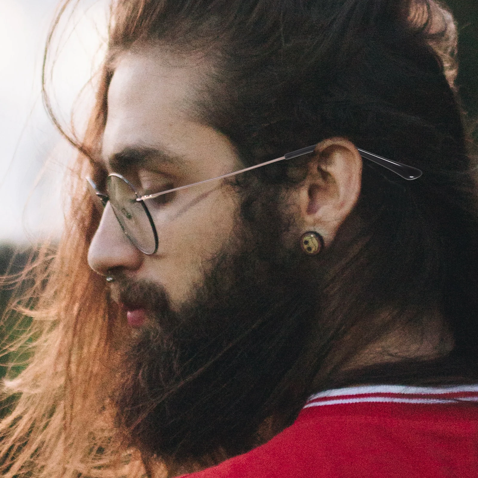 

Eyeglass Arm Replacement Metal Glasses Leg Parts Collision Resistant Stylish Look Stable Useful Easy to Install