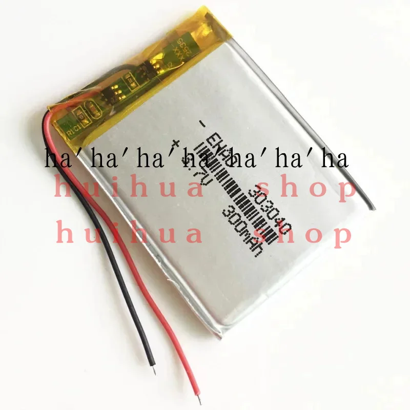 4 x 300mAh 303040     3.7V Li-po Polymer Rechargeable Battery for Mp3 Radio GPS PAD JM