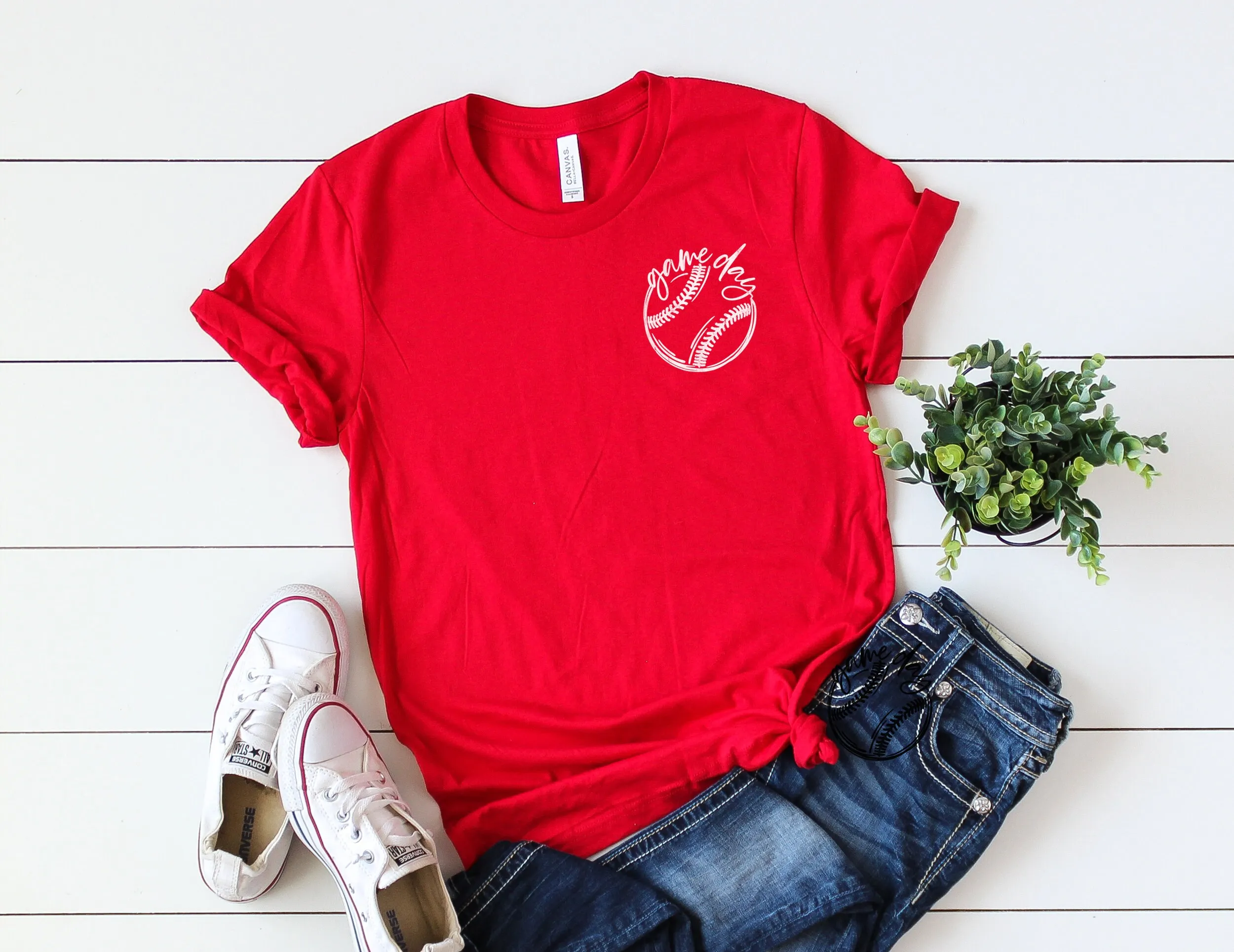 تي شيرت Game Day لعشاق البيسبول، Let'S Watch Sports #1