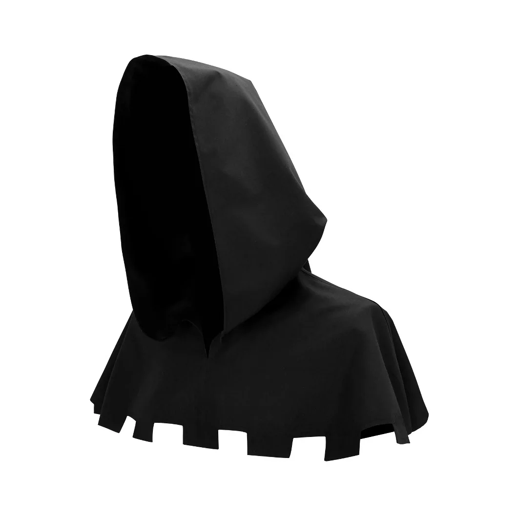 هالوين زي الموت الله عباءة القرون الوسطى مقنعين عباءة المئزر الكبار الكاهن اللباس #5