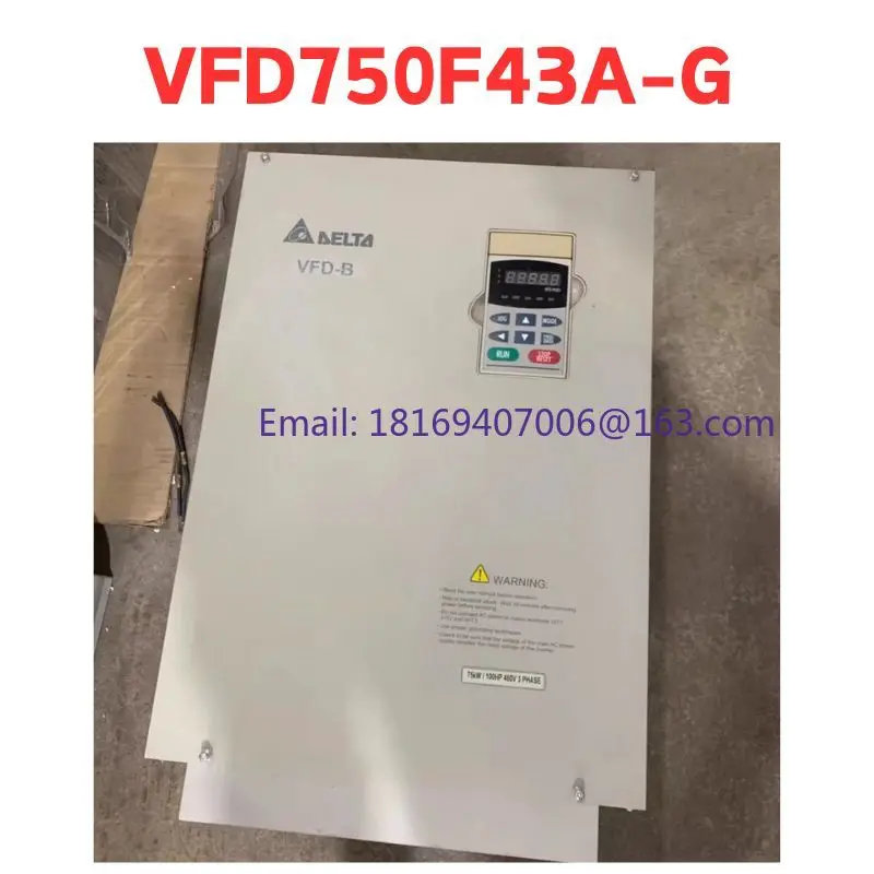 

б/у инвертор VFD750F43A-G Проверка прошлое Быстрая доставка