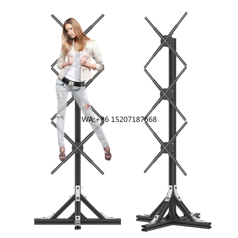 

Indoor Education 3D Hologram Projector 65cm 1*3 Display Led Fan 3D Animated Advertising Other Hologram Equipment Splicing