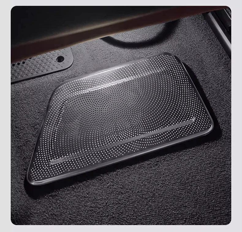 Edelstahl Silberner Sitzboden-Klimaanlagen-Auslass Staubschutzabdeckung für BMW IX 2022 2023 2024 Zubehör – Detail 11