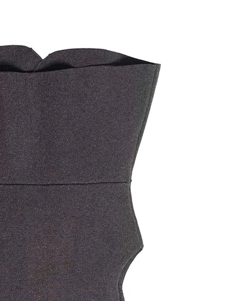 

HH Women's New Fashion Lapel Sleeveless Slim Knitted Vest Female High Street Casual Versatile Single-Breasted Sweater Vest Mujer