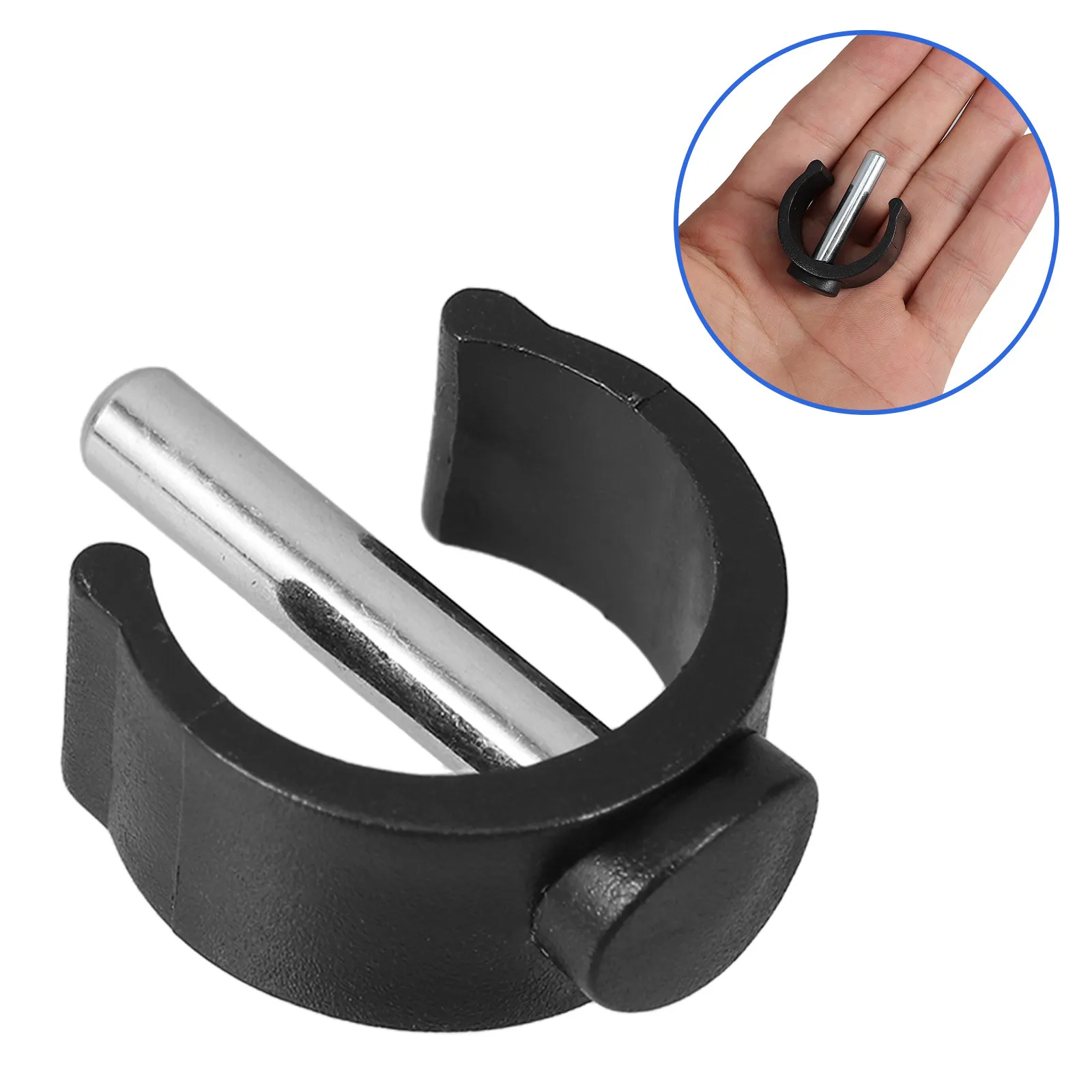 C Shape Tube Securing Clamps 4 Pack for 25mm 28mm Commode Walker Crutch Cane Replacement Lock Clips