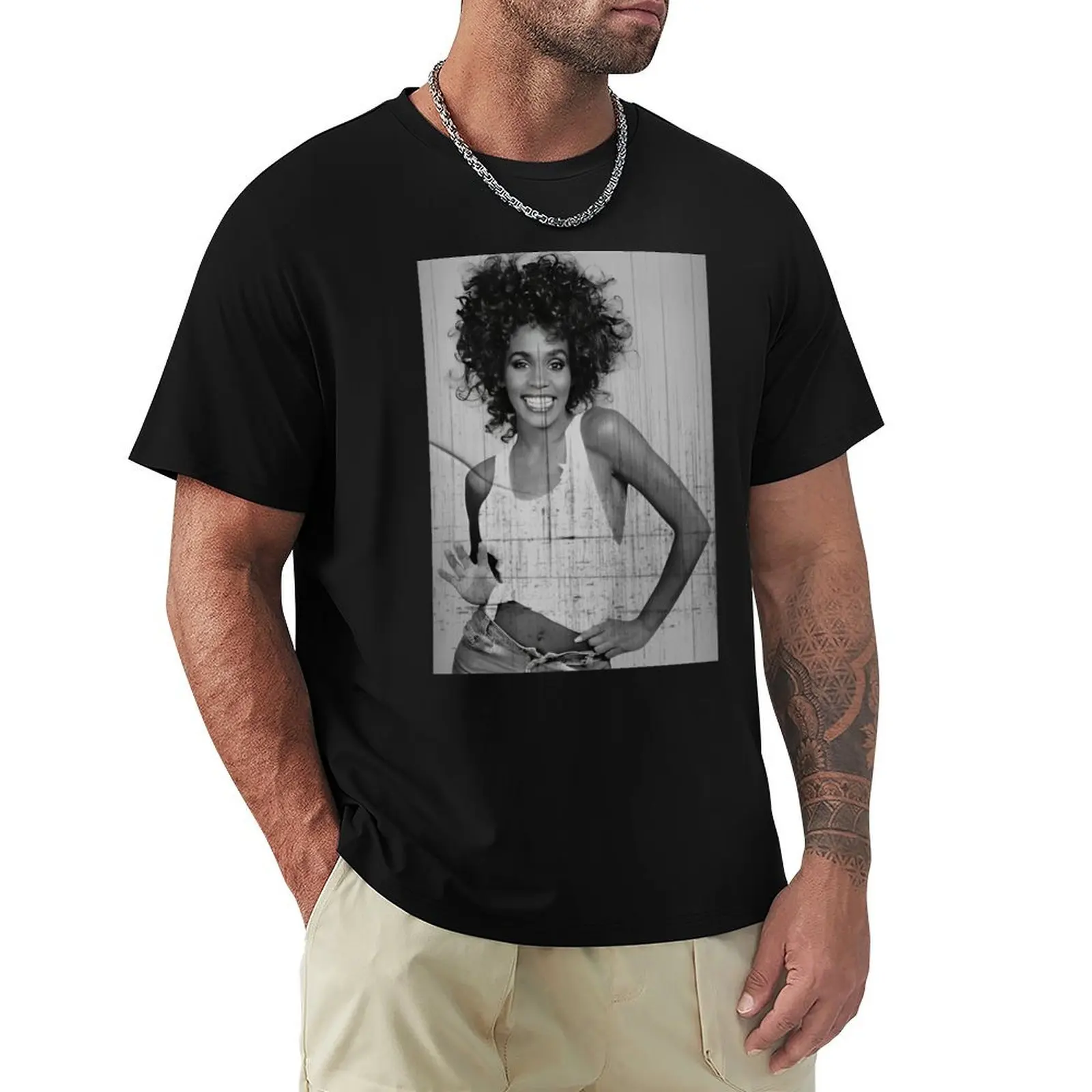 Whitney Houston T-Shirt Plus Size Non-Shrink T-Shirt
