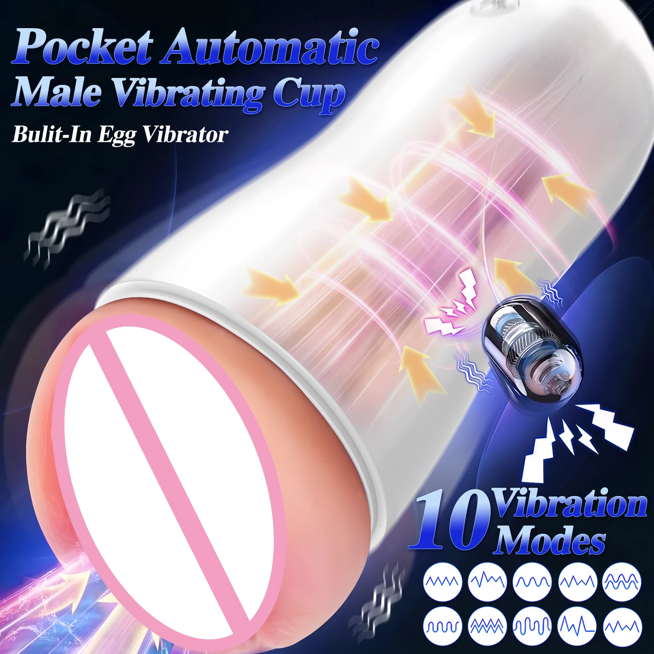 YAFEI Automatic Male Mastubator Stimulating sound Vibration Machine Vaginia Pocket Pussy Penis Oral Masturbation Sex Toy for Man 3