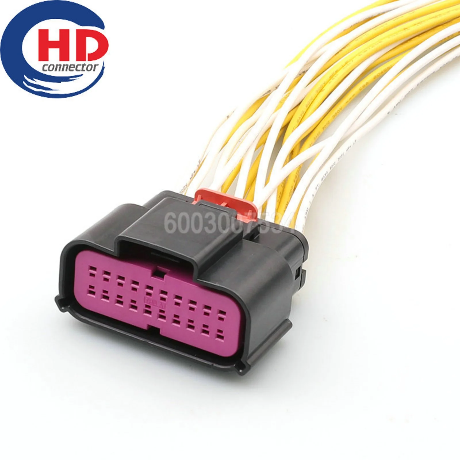 20 Pin Connector Unsealed 1.5mm Series Female Connector Cable Plug Motorcycle Electrical Harnesses Wiring Harness