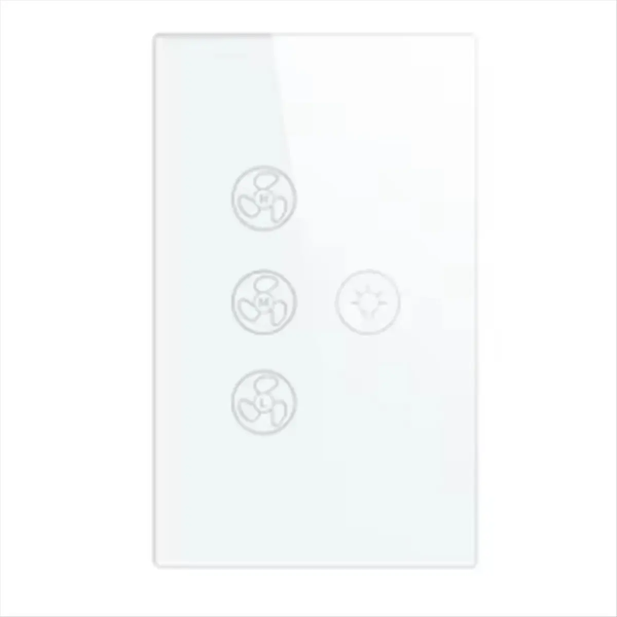 【New!】 Tuya Wifi Smart Switch Fan Light Ceiling Fan Light Switch Speed Adjustment for Alexa Google Home Voice Control Switch,A