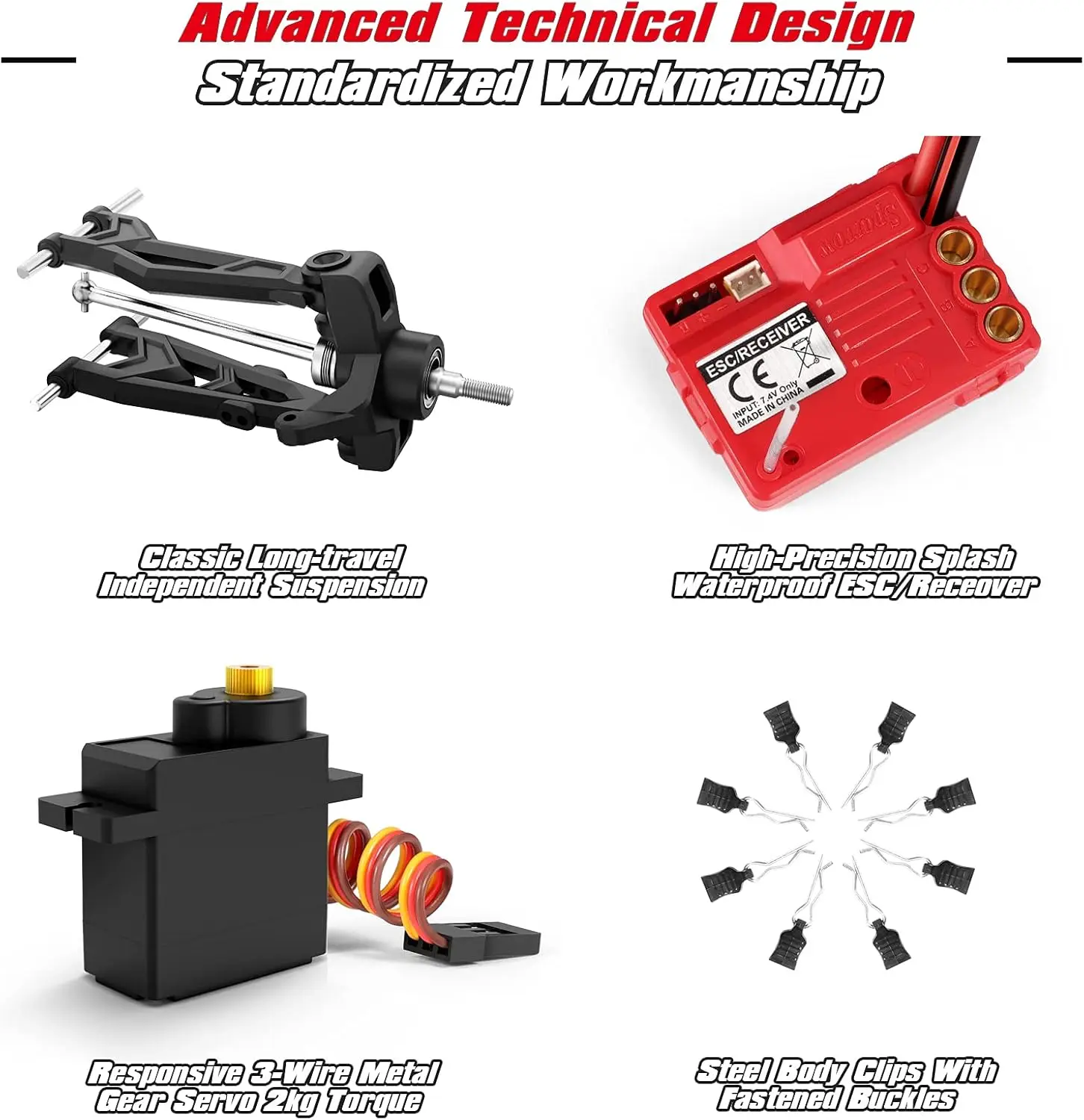 HAIBOXING 1/18 Brushless RC Car 48KM/H 4