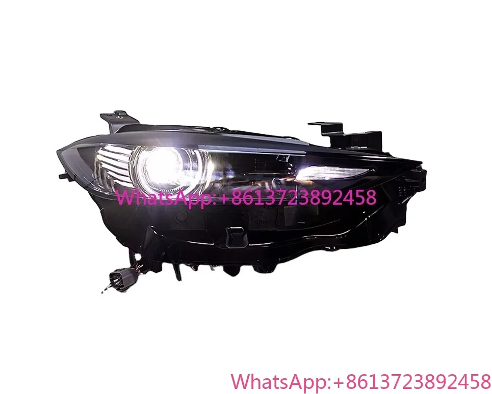 2020 for  Mazda CX-4 High Configuration LED Daytime Running Lights Front Head Tailgate Body Kits Plastic CX9 Exela Running